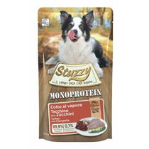 Stuzzy Monoprotein Bocconcini Con Tacchino E Zucchini Cibo Umido Cani Adulti Bustina 150g-2