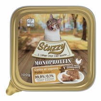 Stuzzy Monoprotein Pollo Cibo Umido Gatti Adulti Vaschetta 100g-2