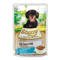 Stuzzy Cane Adulto Sfilaccetti con Pesce Bianco 100g