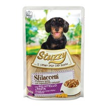 Stuzzy Cane Adulto Sfilaccetti con Vitello e Pasta 100g