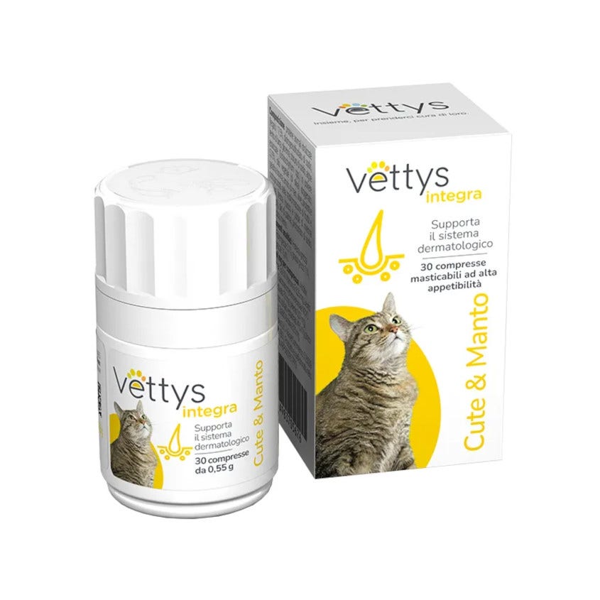Vettys Integra Cute&Manto Per Gatti 30 Compresse-2