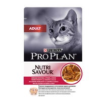 Purina Pro Plan Nutri Savour Adult Gatto Pezzetti Anatra In Salsa Bustina 85g-0