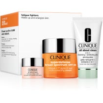 Clinique Set Superdefense Primi Segni Del Tempo Trattamento Giorno 50ml+Contorno Occhi 5ml+Detergente 30ml-1