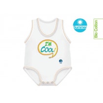 J Bimbi Body Neonato 0-36 Mesi In Fresco Cotone Biologico Fantasia I'm Cool!-1