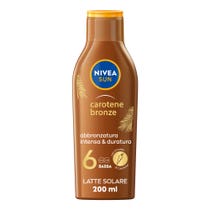 Nivea Sun Latte Solare Carotene Bronze Fp6 200ml Crema Solare Abbronzante Fp6 Per Una Pelle Dorata-3