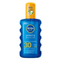 Nivea Sun Spray Solare Protect & Dry Touch Fp30 200ml Crema Solare 30 100% Trasparente Per Sportivi-3