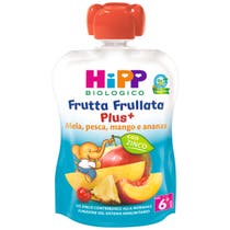 Hipp Bio Frutta Frullata Plus Mela Pesca Mango Ananas + Zinco 90g-1