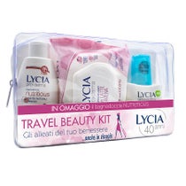 Lycia Kit Travel Bagnodoccia 100ml + 20 Salviette Struccanti + Deodorante 75ml-1