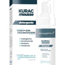 Braderm Kurac Mousse Detergente Viso 200ml-1