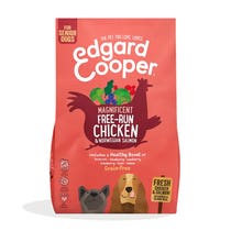 Edgard & Cooper Senior Pollo Allevato A Terra E Salmone Norvegese Senza Cereali Crocchette per Cani 2,5kg-1