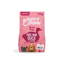 Edgard & Cooper Puppy Anatra E Pollo Allevati A Terra Senza Cereali Crocchette per Cani 2,5 Kg-1