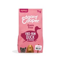 Edgard & Cooper Puppy Anatra E Pollo Allevati A Terra Senza Cereali Crocchette per Cani 7 Kg-1