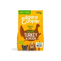 Edgard & Cooper Adult Tacchino E Pollo Biologici Senza Glutine Crocchette per Cani 700g-1