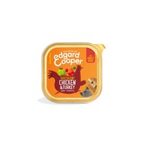 Edgard & Cooper Adult Pollo E Tacchino Senza Cereali Cibo Umido per Cani 150g-1
