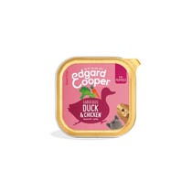 Edgard & Cooper Puppy Anatra E Pollo Senza Cereali Cibo Umido per Cani 150g-1