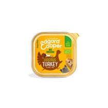 Edgard & Cooper Adult Tacchino Biologico Senza Cereali Cibo Umido per Cani 100g-1