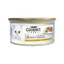 Purina Gourmet Diamant Sfilaccetti Con Pollo Naturale Per Gatti Lattina 85g-1