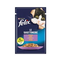 Purina Felix Le Ghiottonerie Gusto Agnello Cibo Umido Gatti Adulti Busta 85g-5
