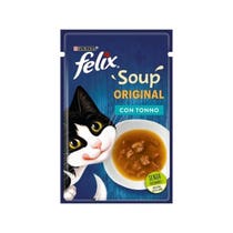 Purina Felix Soup Gusto Tonno Cibo Umido Gatti Adulti Busta 48g-1