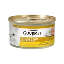 Purina Gourmet Gold Mousse Con Pollo Per Gatti Lattina 85g-1