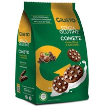 Giusto Senza Glutine Biscotti Comete Cioccolato E Nocciola 200g-1