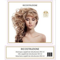 Fisiolinea Kit Ricostruzione Capelli Shampoo + Maschera + Olio