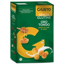 Giusto Senza Glutine Oro Tondo Palline Di Mais Al Miele 250g-2