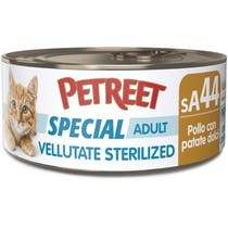 Petreet Vellutate Pollo Con Patate Cibo Umido Gatto Sterilizzato Barattolo 70g-2