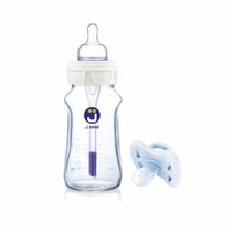 J Bimbi Biberon Vetro 260ml + Succhietto Joy 0-6 Mesi-1