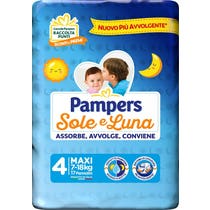 Pampers Sole e Luna Pannolini Taglia 4 Maxi (7-18 kg) 17 Pezzi-4