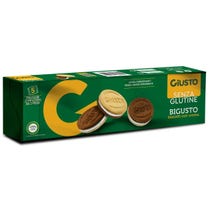 Giusto Senza Glutine Biscotto Con Crema Bigusto 130g-2