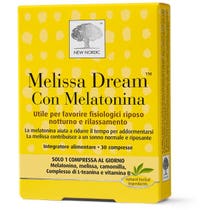 New Nordic Melissa Dream Con Melatonina 30 Compresse-1