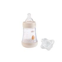 Chicco Perfect 5 Biberon 0Mesi+ 150ml + Gommottino 0-2 Mesi Silicone Neutro-1