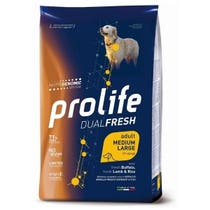 Prolife Dog Dual Fresh Adult Medium/Large Buffalo Lamb & Rice 12Kg-2