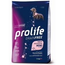 Prolife Grain Free Adult Sensitive Pork & Potato Cibo Secco Per Cani Taglia Piccola Sacco 600g-2