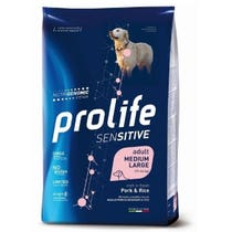 Prolife Sensitive Adult Medium/Large Pork & Rice Cibo Secco Per Cani Taglia Grande Sacco 2,5 kg-2