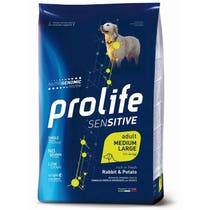 Prolife Dog Sensitive Rabbit & Potato Cibo Secco Per Cani Adulti Taglia Media/Grande Sacco 10 Kg-2