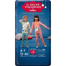 Pampers Il Salva Pigiamino 10 Mutandine Assorbenti Anni 4-7