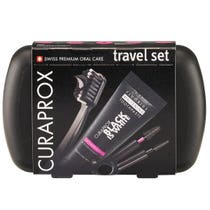 Curaprox Black is White Travel Set Dentifricio 10ml + Spazzolino