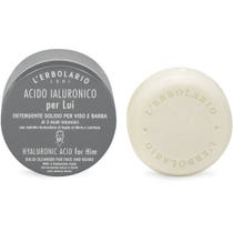 L'Erbolario Detergente Solido Per Viso Barba Acido Ialuronico Per Lui 60g-1