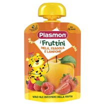 Plasmon I Fruttini Mela/Fragola/Lampone 130gr-1