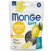 Monge Snack Gift Dog Adult Super M Immunity Support Coniglio Con Limone 150g-1