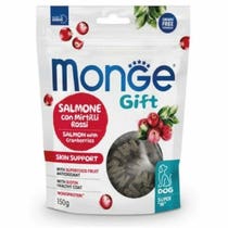 Monge Snack Super M Skin Support Per Cani Adulti Salmone Con Mirtilli Rossi 150g-3