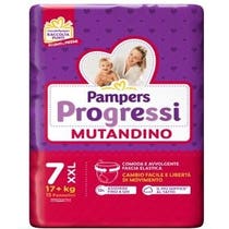 Pampers Progressi Mutandino Taglia 7 Extra Extra Large (17+ kg) 15 Pezzi