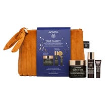 Apivita Cofanetto Queen Bee Crema Anti-età Assoluta Texture Leggera+Siero Anti-età Assoluto 10ml+Contorno Occhi 2ml-3