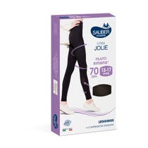 Sauber Linea Jolie Leggings Emana 70 Den Nero Taglia M