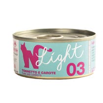 Natural Code Light 03 Tonnetto e Carote Gatti Adulti Lattina 4x70g