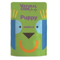 Natural Code Puppy Agnello Cani Cuccioli Busta 300g