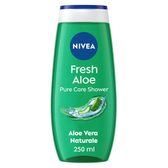 Nivea Gel Doccia Fresh Aloe Bagnoschiuma in Gel Rinfrescante Con Aloe Vera Vitamina C & E 250ml-1
