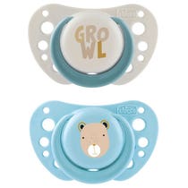Chicco Succhietti PhysioForma Air Azzurro Silicone 2-6 Mesi 2 Pezzi